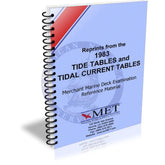 Merchant Marine Deck Examination Reference Material: Tide Tables & Tidal Current Tables (BK-0276-1)